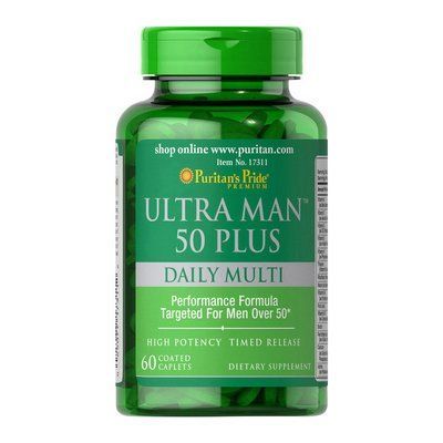 Витаминно-минеральный комплекс Puritan's Pride Ultra Man 50 Plus 60 caps 163040 Proteininlviv