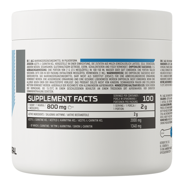 OstroVit ALC (Acetyl L-Carnitine) 200 g 155143 Proteininlviv