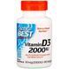 Doctor's Best Vitamin D3 50 mcg (2000 IU) 180 Softgels 116029 фото 1 Proteininlviv