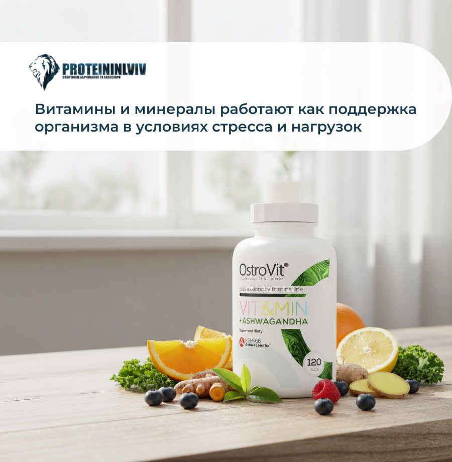 витамины и минералы купить Protein Lviv